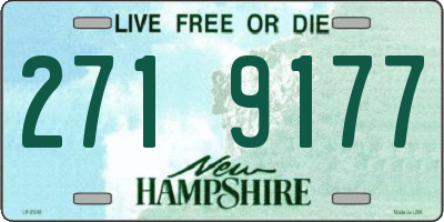 NH license plate 2719177