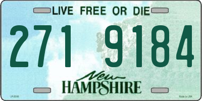 NH license plate 2719184