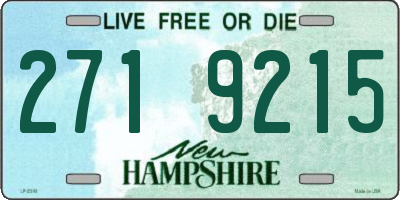 NH license plate 2719215