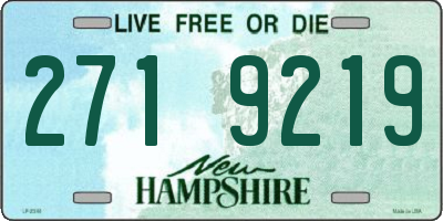 NH license plate 2719219