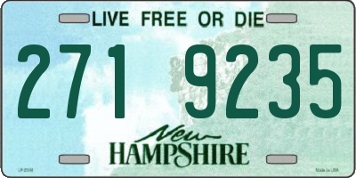 NH license plate 2719235