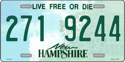 NH license plate 2719244