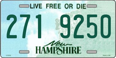 NH license plate 2719250
