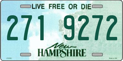 NH license plate 2719272