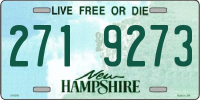 NH license plate 2719273