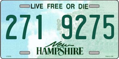 NH license plate 2719275
