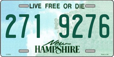 NH license plate 2719276