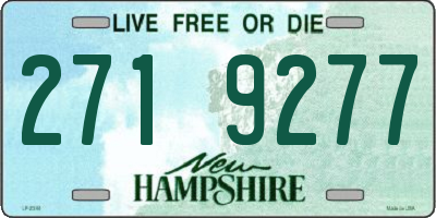 NH license plate 2719277
