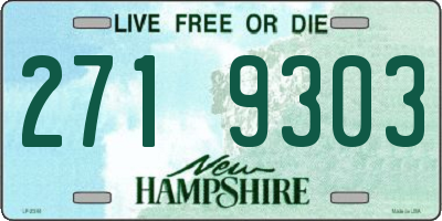 NH license plate 2719303