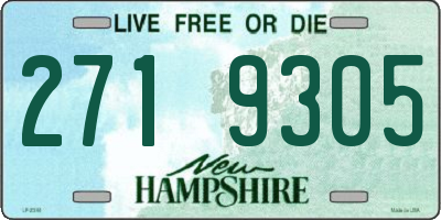 NH license plate 2719305