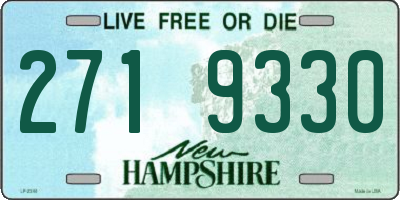 NH license plate 2719330