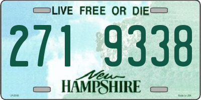 NH license plate 2719338