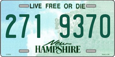 NH license plate 2719370
