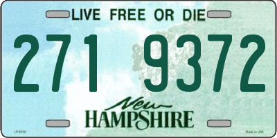 NH license plate 2719372