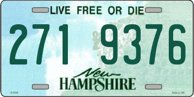 NH license plate 2719376