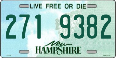 NH license plate 2719382