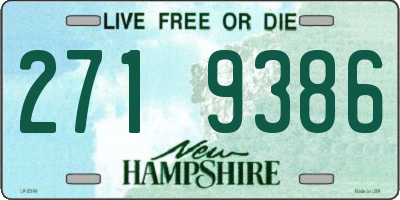 NH license plate 2719386