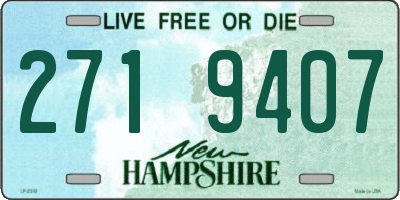 NH license plate 2719407
