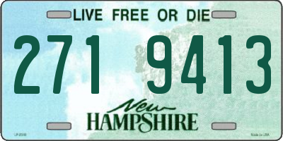 NH license plate 2719413