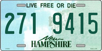 NH license plate 2719415