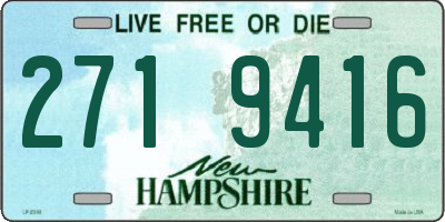 NH license plate 2719416