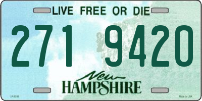 NH license plate 2719420
