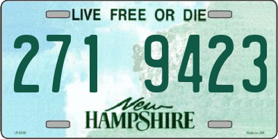 NH license plate 2719423