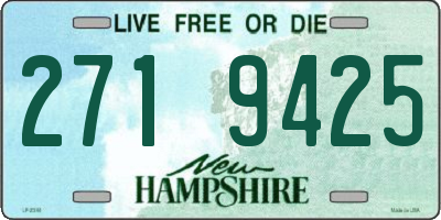 NH license plate 2719425