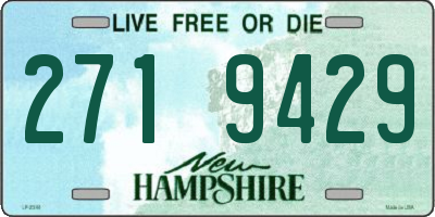 NH license plate 2719429