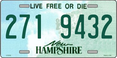 NH license plate 2719432