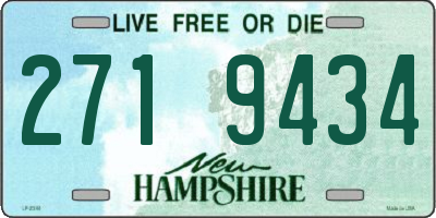 NH license plate 2719434