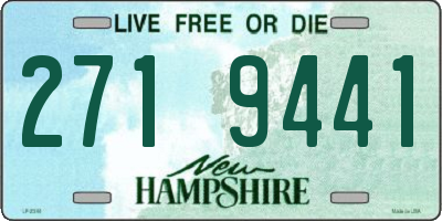 NH license plate 2719441