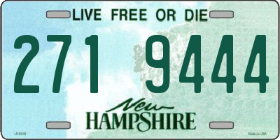 NH license plate 2719444