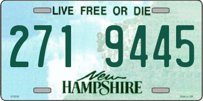 NH license plate 2719445