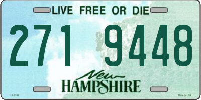 NH license plate 2719448