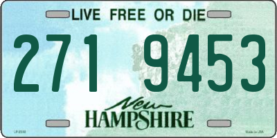 NH license plate 2719453