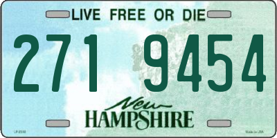 NH license plate 2719454