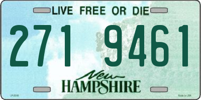 NH license plate 2719461