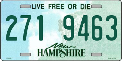 NH license plate 2719463