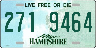 NH license plate 2719464