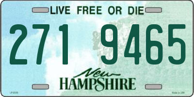 NH license plate 2719465