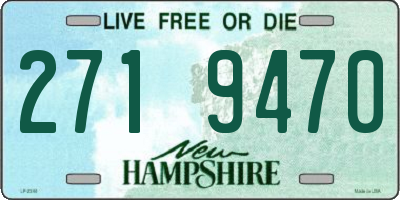 NH license plate 2719470