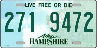 NH license plate 2719472