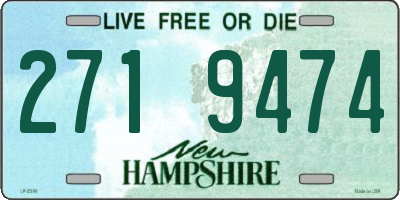 NH license plate 2719474
