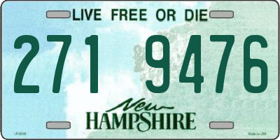 NH license plate 2719476