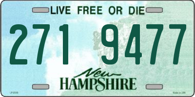NH license plate 2719477