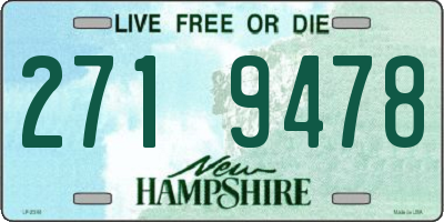NH license plate 2719478