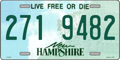 NH license plate 2719482