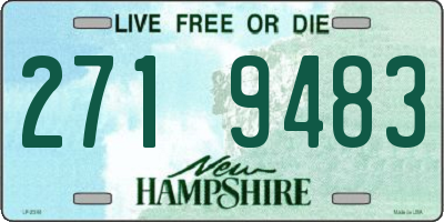 NH license plate 2719483