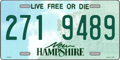 NH license plate 2719489